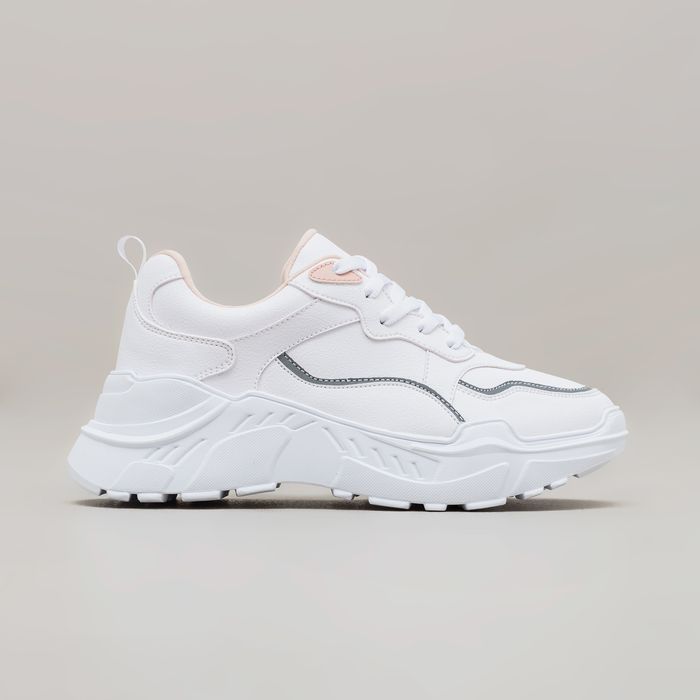 tenis blancos plataforma